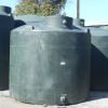 2,600 Gallon Green Plastic Water Storage Tank 96"D x 98"H-0