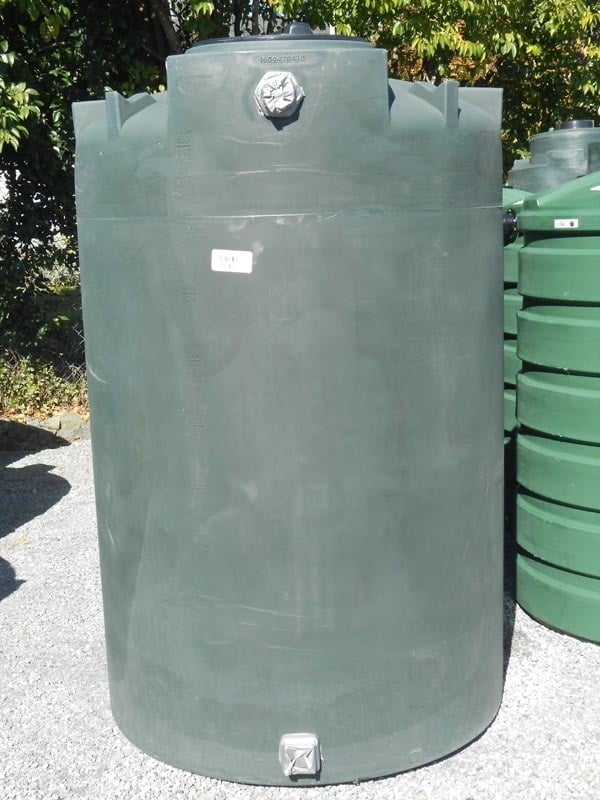 550 Gallon Plastic Water Storage Tank 48”D x 74”H-0