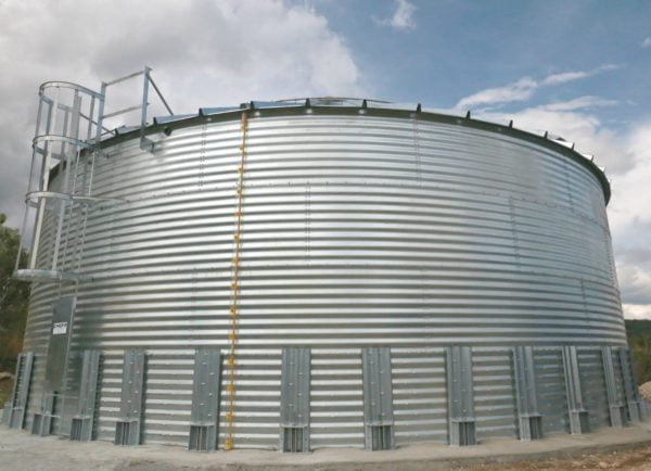 350000 Gallons Galvanized Water Storage Tank