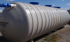 10,000 Gallon Horizontal Potable Water Tank