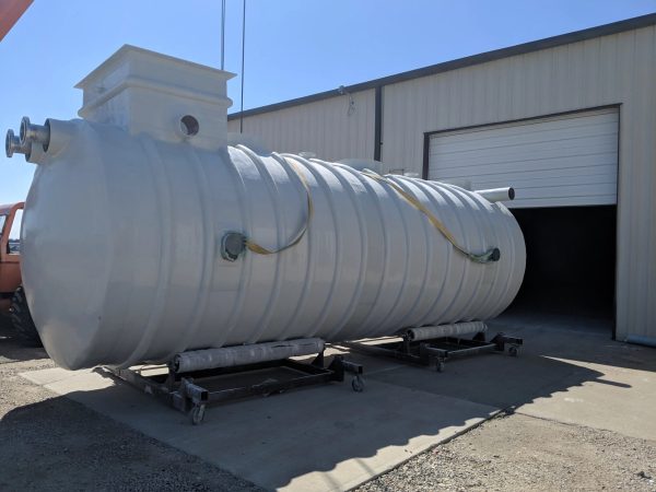 10000 Gallon Underground Fiberglass Tank - Diameter:  12 ft