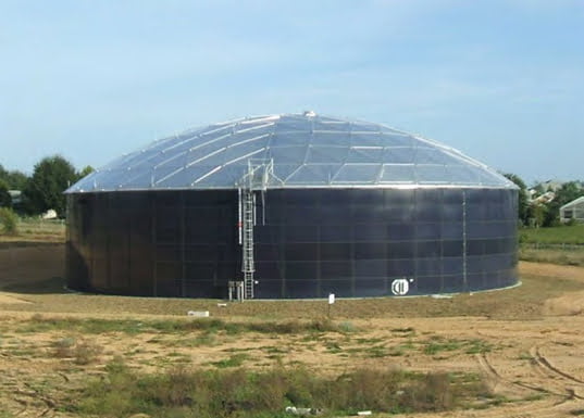 166,800 Gallon Glass-Fused Bolted Steel Tank