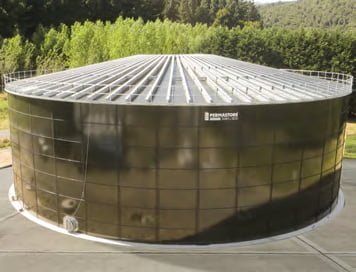 166,800 Gallon Glass-Fused Bolted Steel Tank